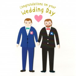 3D přání Gay wedding day s...